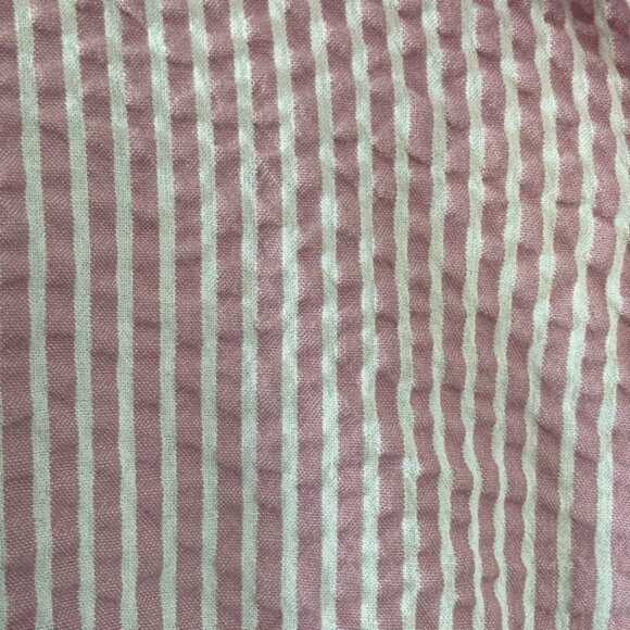 Anthropologie Maeve Embroidered Orange Pink Striped Button Down Shirt Women’s XL - Picture 14 of 16